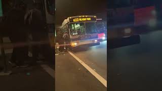 Belmont Park, New York to Queens, New York - Q110 Bus Route - Hybrid Electric Bus Orion VII HEV