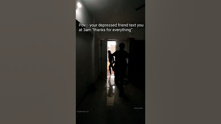 Your depressed friend text you at 3am "thanks for everything" | The Wanna be OG's | #shorts