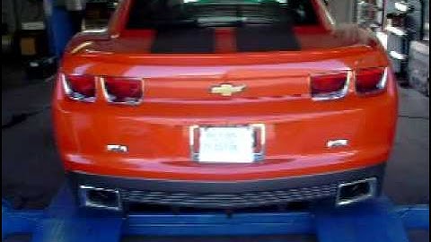 2010 Chevrolet Camaro SS (automatic) Flowmaster 40 series mufflers w/ resonator delete
