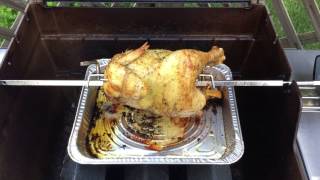 Weber spirit e-210 rotisserie chicken