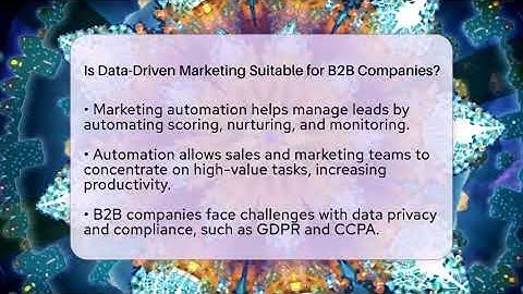 Is Data-Driven Marketing Suitable for B2B Companies? | Modern Marketing Moves News