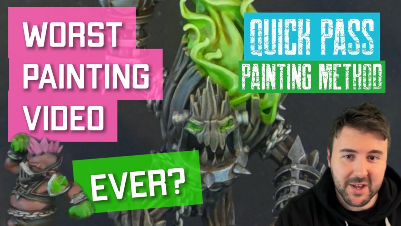Quick Pass Painting Method Priming with Contrast & Speedpaints