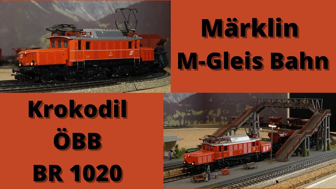Märklin M-Gleis Bahn, Krokodil ÖBB 1020,Tabletop, Vintage, M Track