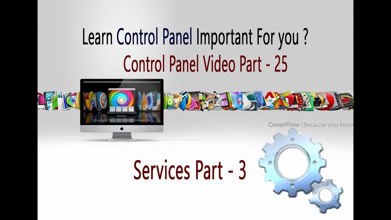 25 Services part - 3 Control Panel - YouTube