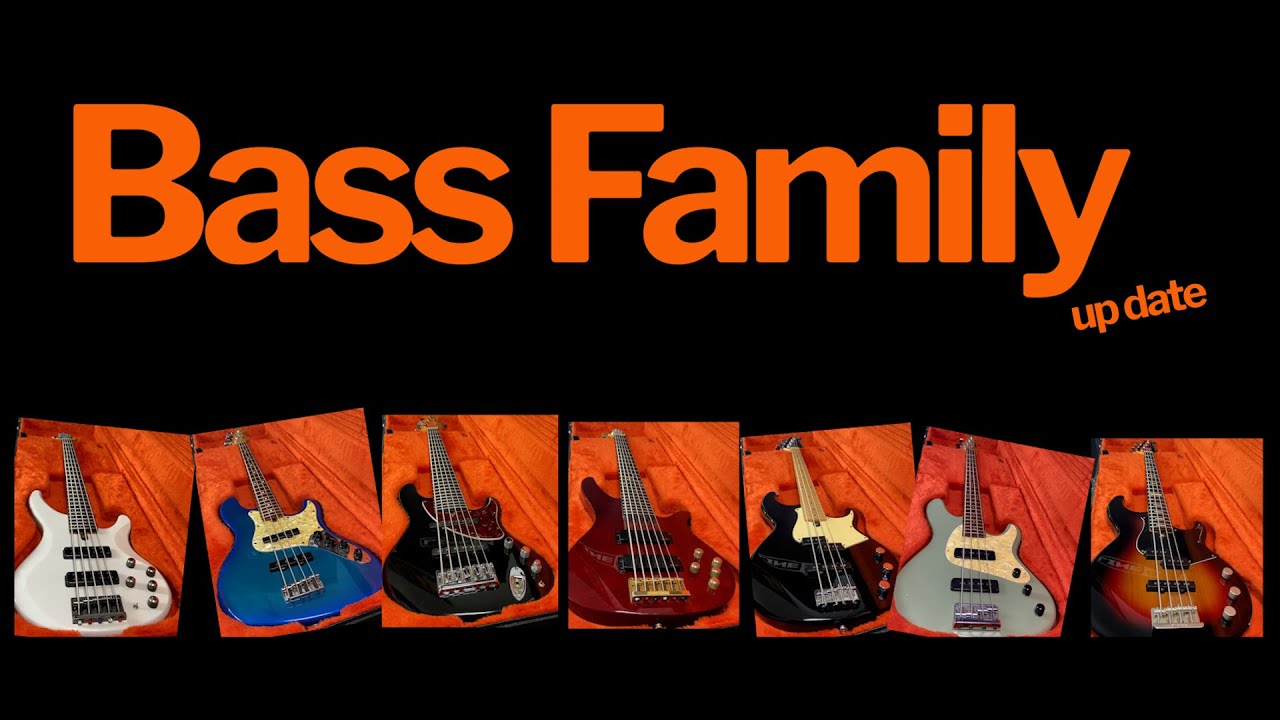 My Bass Family (2024 update) 