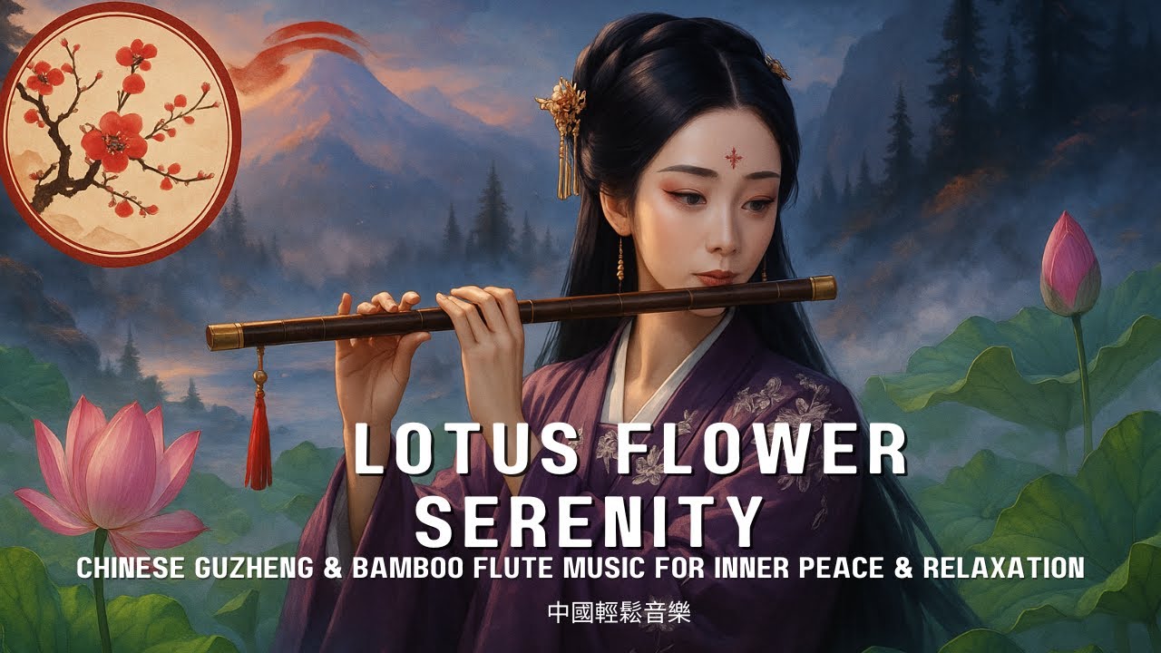 Lotus Flower Serenity | Chinese Guzheng & Bamboo Flute Music for Inner ...