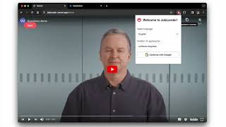 JobLander Chrome extension alpha test demo screenshot 4