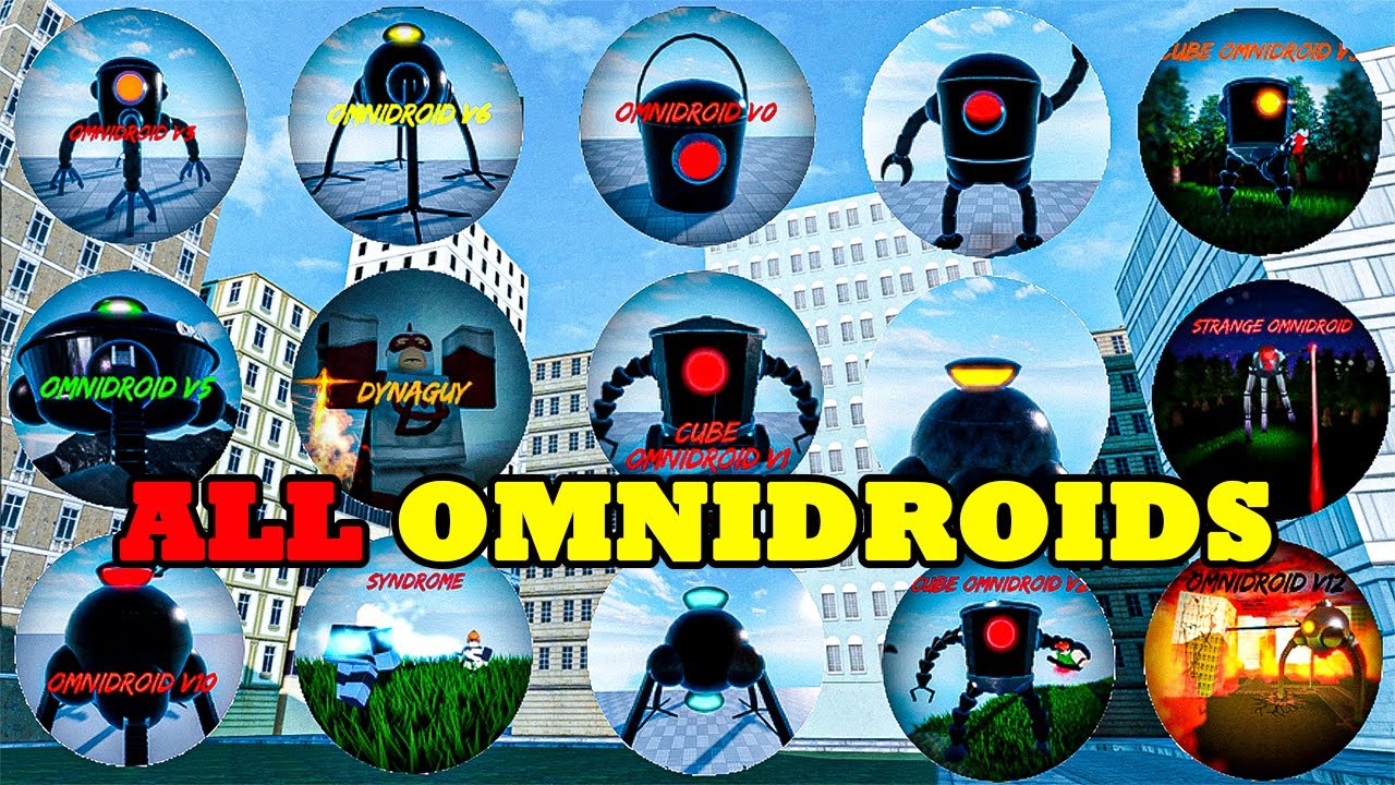 How To Get ALL 19 Badges Morphs In Omnidroid Models Roblox YouTube 