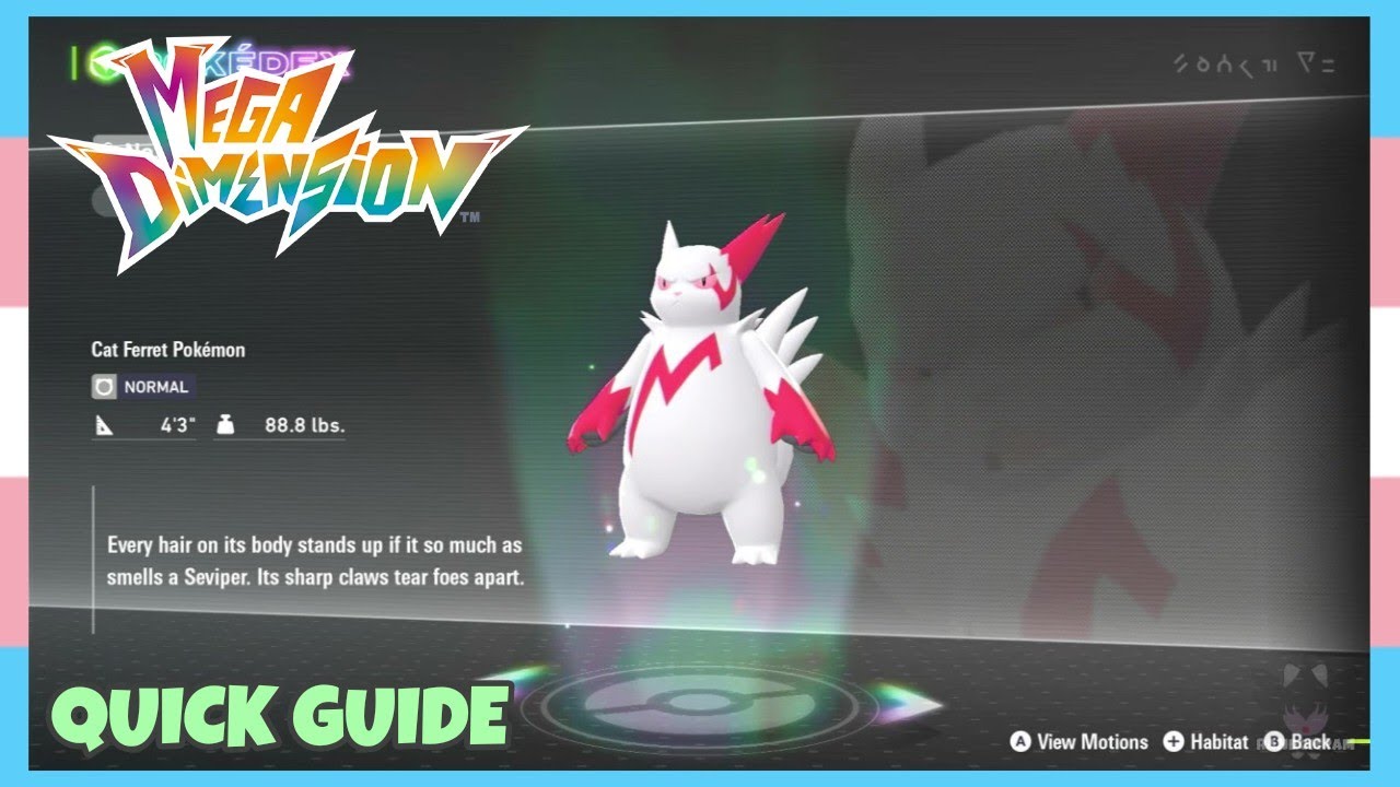 Where To Catch Zangoose In Pokemon Legends ZA *Mega Dimension