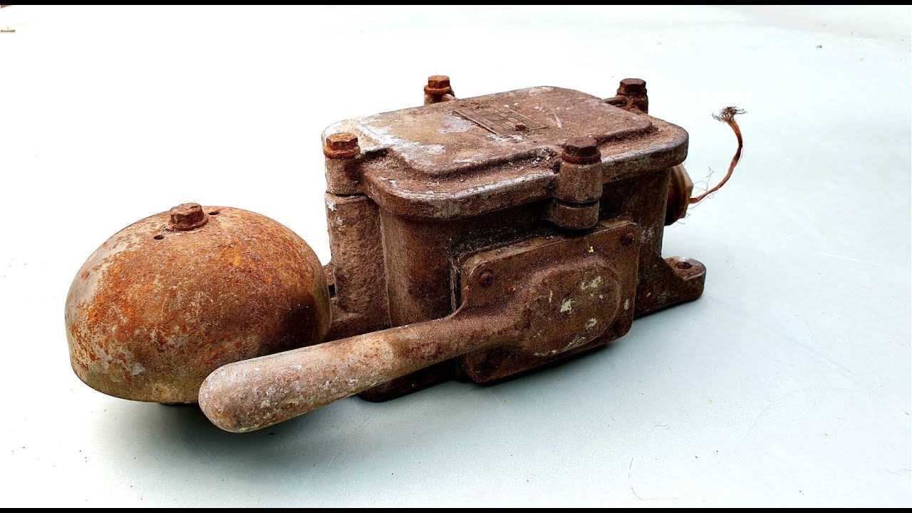 Restoration Antique Fire Bell Restore RUSTY Old Fire Alarm YouTube