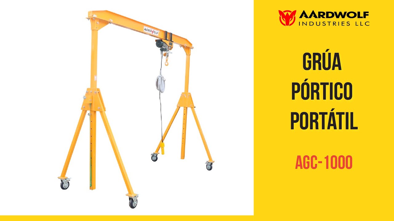 Grúa pórtico portátil | AGC-1000 | Aardwolf