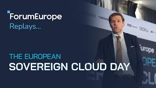 David Michels delivers the opening keynote address | The European Sovereign Cloud Day 2026