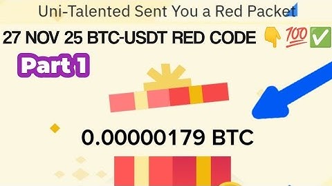 Binance Red Packet code in Binance Today Claim USDT BTC TON Red packet code 27 November 2025