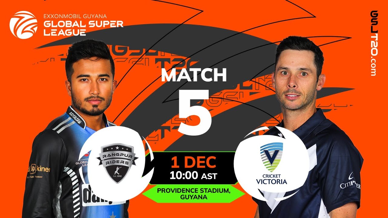 LIVE | Match 5 | Rangpur Riders vs Victoria | GSL 2024
