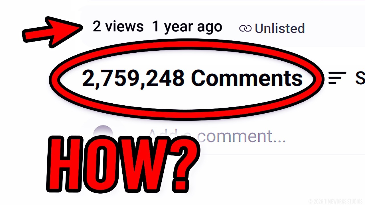 This Video Got 2,700,000 Comments With NO VIEWS?