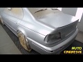 Покраска серебром BMW,  Iwata Pininfarina ws400