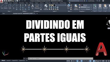 Comando para Dividir no AutoCAD (DIVIDE)