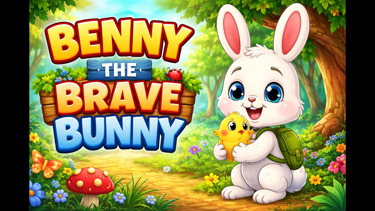 Benny the Brave Bunny 🐰 | Bedtime Story for Kids | Moral Story - YouTube