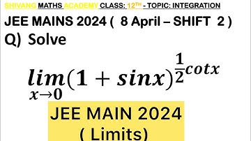 Q) If 𝛼=lim_(𝑥→0^+ ) ((𝑒^√tan𝑥−𝑒^√𝑥)/(√tan𝑥−√𝑥)) and 𝛽=lim_(𝑥→0) (1+sin𝑥)^(1/2 cot𝑥) are the roots
