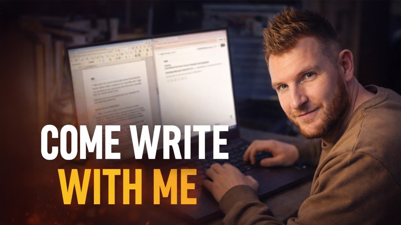 Behind the Scenes: A Real-Time Writing Session