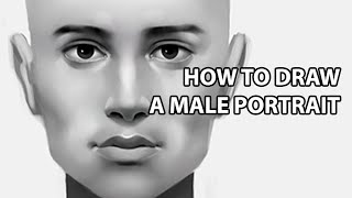 14 day art portrait challenge! - MALE FACE!