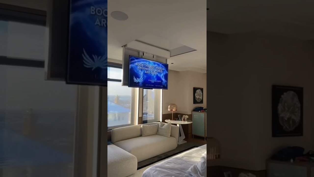TV in the ceiling