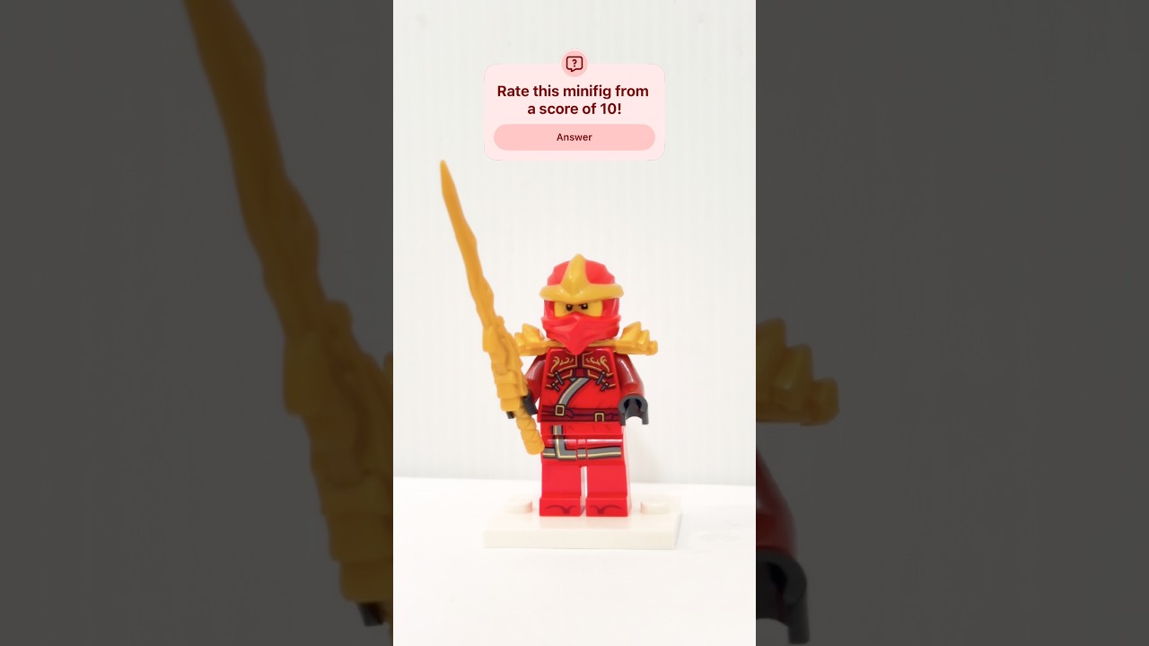 LEGO Minifigure Kai ZX from Ninjago #lego #legominifigures - YouTube