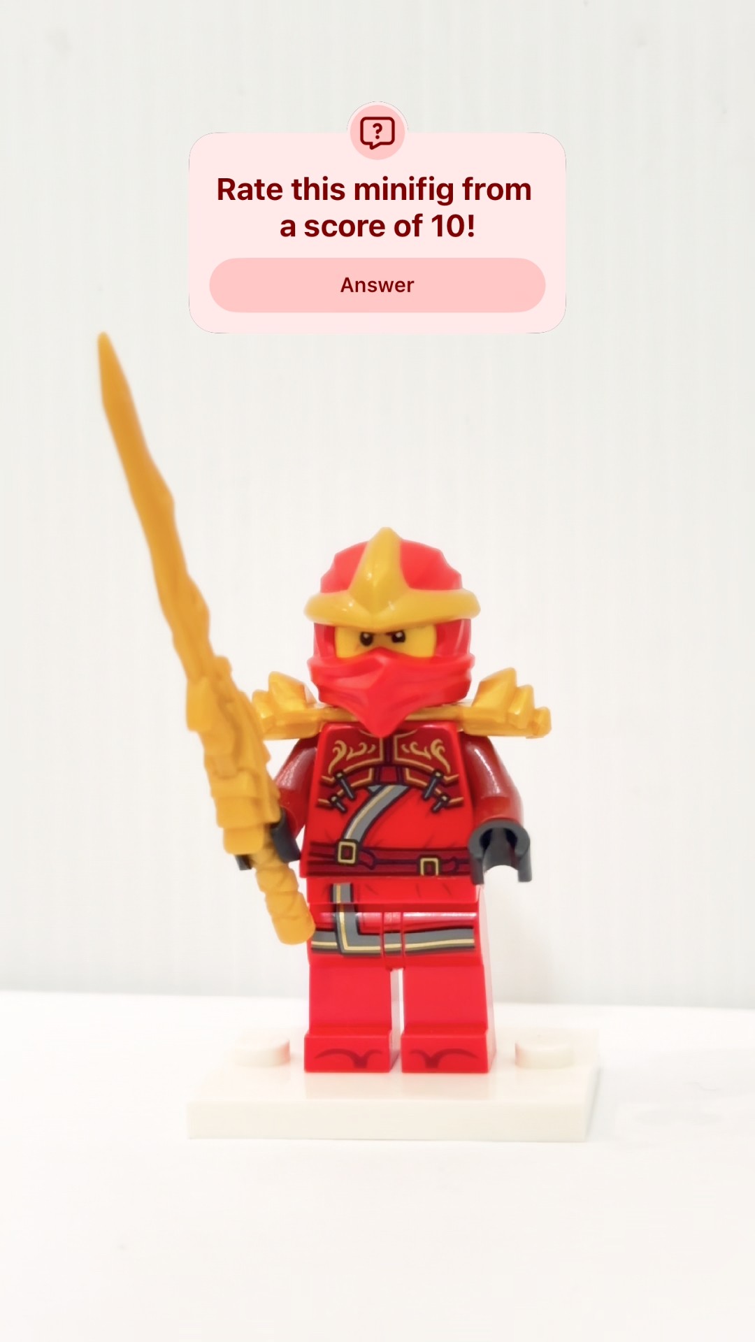 LEGO Minifigure Kai ZX from Ninjago #lego #legominifigures - YouTube