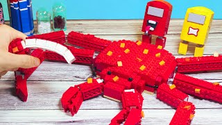 EATING LEGO KING CRAB IRL: Как Сделать King Crab | Lego Stop Motion Cooking И ASMR