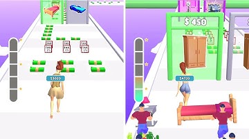 Home Design Run All Levels Gameplay Android, iOS Lvl 3-4