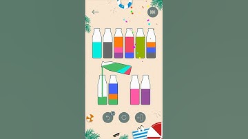 water sort advance1 | level 64 | brain game puzzle | gameplay solution