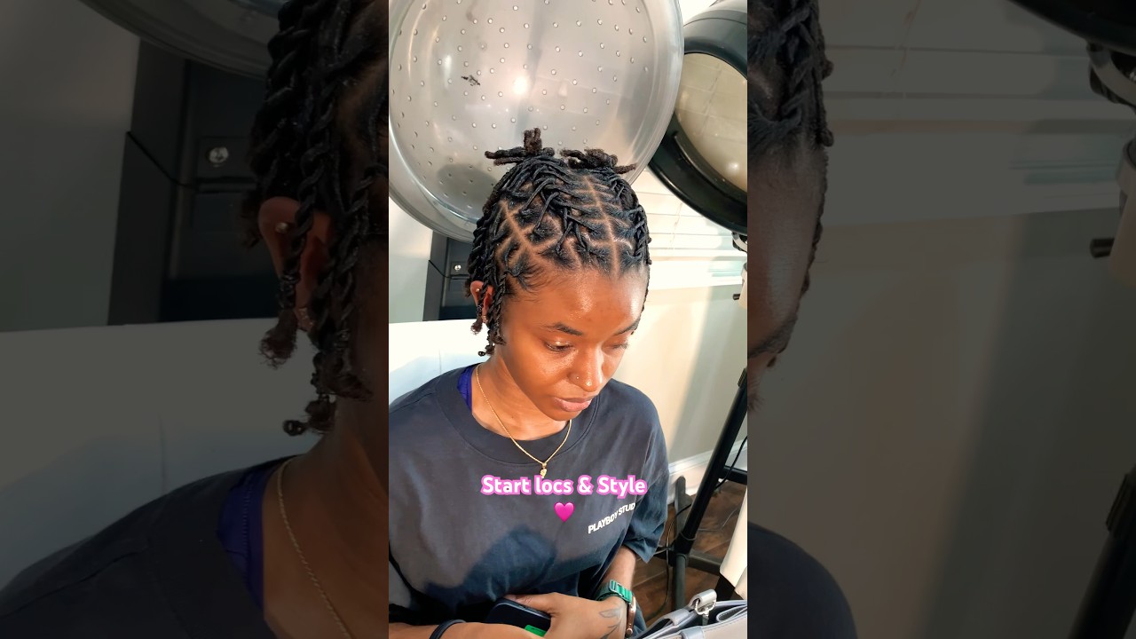 Gorgeous starter locs & style😍 