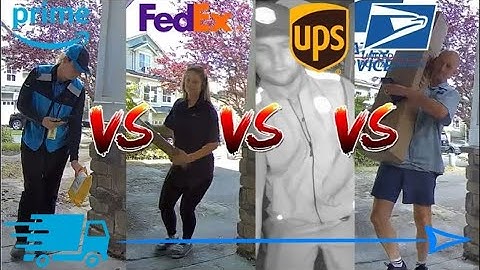 Amazon Prime VS FedEx VS UPS VS USPS | Battle Of Delivery Companies!