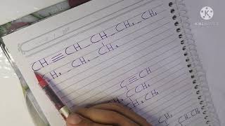 الكيمياء العضوية تسمية الألكاينات/Organic chemistry naming alkynes