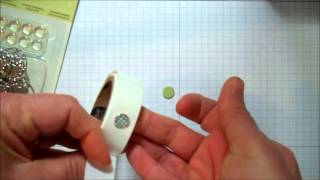 How-to use StampinUP!s Builder Brads