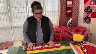Quilt Block for Beginners Series Block #3 Rail Fence or Fence Rail /Easy Rail Fence Quilt Block /