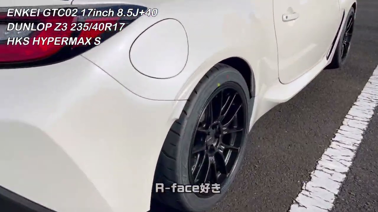 GR86にENKEI GTC02 8.5J+40いれました - YouTube