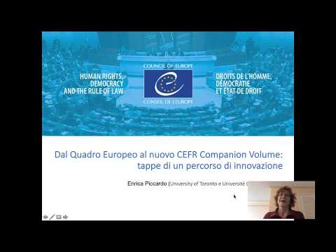 Conferenza ANILS 2018 - Dal Quadro Europeo al nuovo CEFR Companion Volume