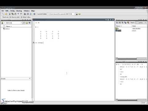 44   Matrix Transpose, Diagonal Elements, and LU Decomposition