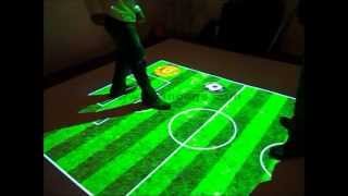 Interactive football display Manchester United