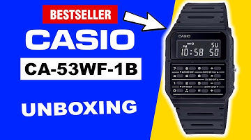 Bestseller! CASIO Vintage CA-53WF-1B Unboxing and Review
