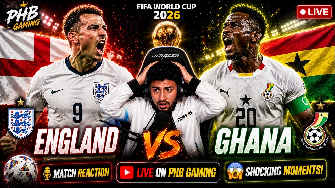 🔴 LIVE | England vs Ghana - FIFA World Cup 2026 | PES 21 Simulation
