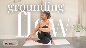 Restorative Yoga for Stress Relief | 10-Minute Grounding Yoga Flow to Calm the Mind