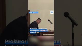 Thumbnail for Arkivë- Dhjetor 2019 / Prokurori Altin Dumani betohej para Presidentit Meta