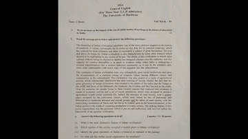 Burdwan University 3-year LLB Question Paper || 2024 || New Pattern || #llb #question #2024