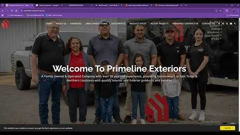 Website Analysis Video for Primeline Exteriors