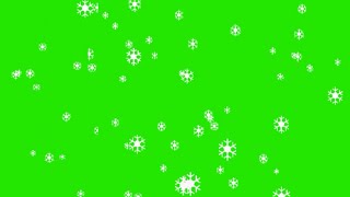 Christmas Snow Green Screen | Chroma Key