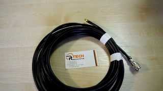 N Type Male to SMA Male RG58 Connector Antenna Extension Coaxial Cable 2M N type male to RP SMA Female reverse connector cable RG58 for sale.