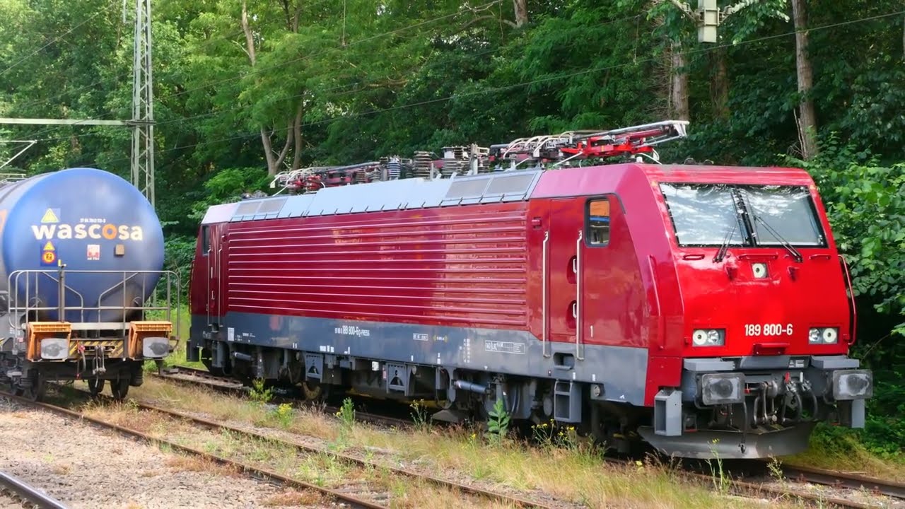 **BR 189 800-6** Preßnitztalbahn Abstellung Bookholzberg/Oldbg 21.06.2022