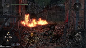 Nioh - Wreathed In Flame - Kill The Crazy Fire Wheel Demons PART 2 - PS4 PRO GAMEPLAY